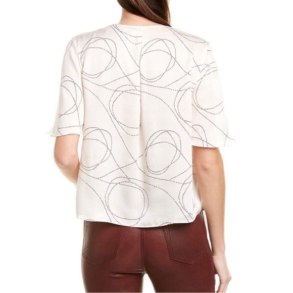 Joie Cadell B aged white top blouse button down Size XS NWT - Picture 7 of 7